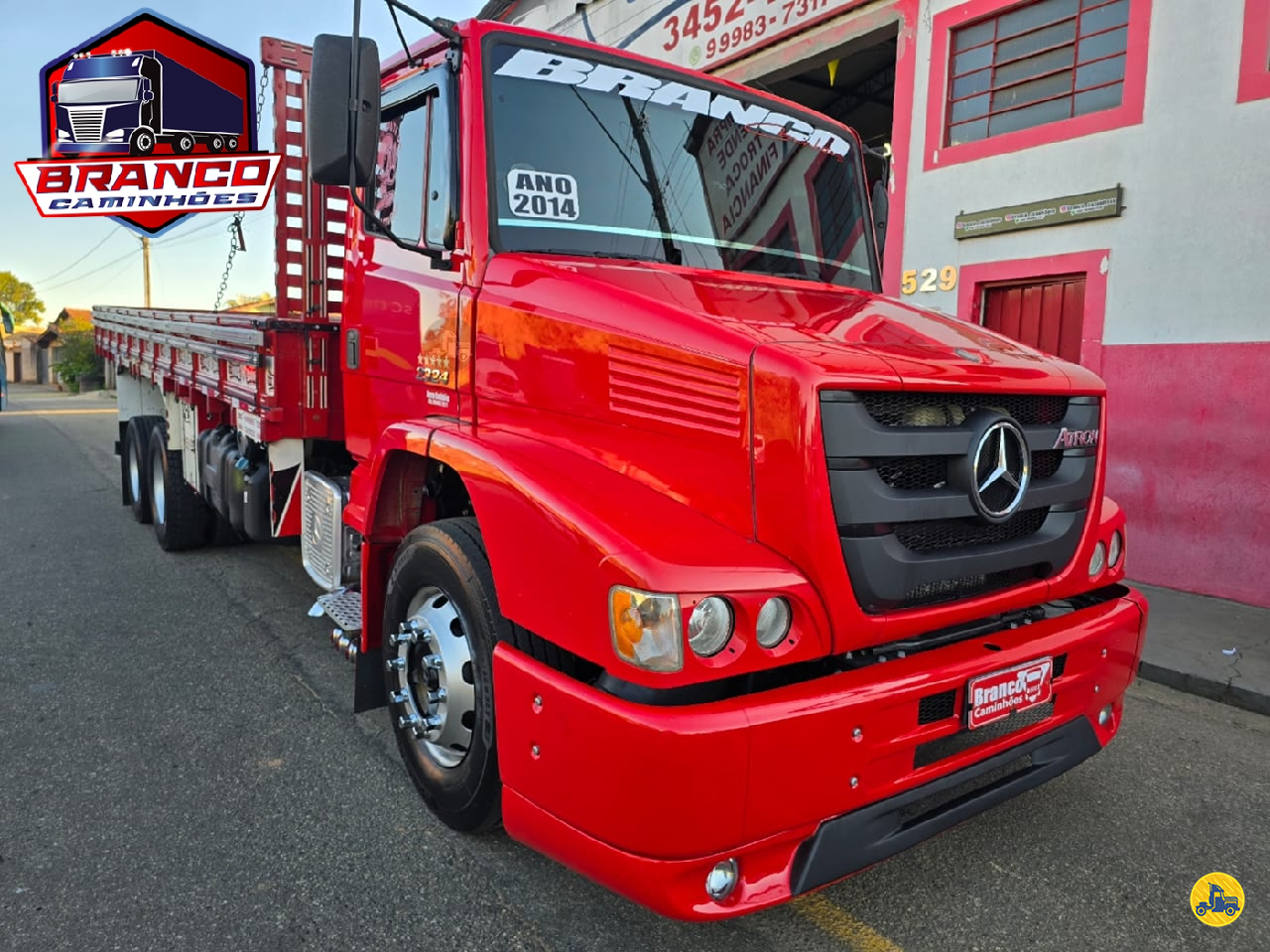 CAMINHAO MERCEDES-BENZ MB 2324 Carga Seca Truck 6x2 Branco Caminhões CAREACU MINAS GERAIS MG